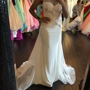 Ivory Sherri Hill Gown